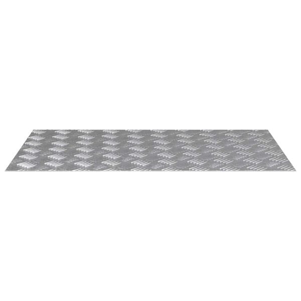 vidaXL Treppe Tritt Rechtwinklig 4 pcs Silber 80 x 50 cm Aluminium