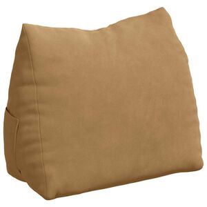 vidaXL R&uuml;ckenkissen Braun 45 x 20 x 35 cm Cordstoff