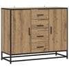 vidaXL Sideboard Artisan-Eiche 92 x 35 x 76 cm Holzwerkstoff