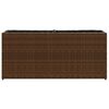 vidaXL Pflanzk&uuml;bel mit 2 T&ouml;pfen 2 Stk. Braun 90x20x40 cm Poly Rattan