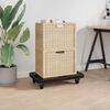 vidaXL Transportroller 3 Stk. Schwarz 58x38x12 cm Polypropylen