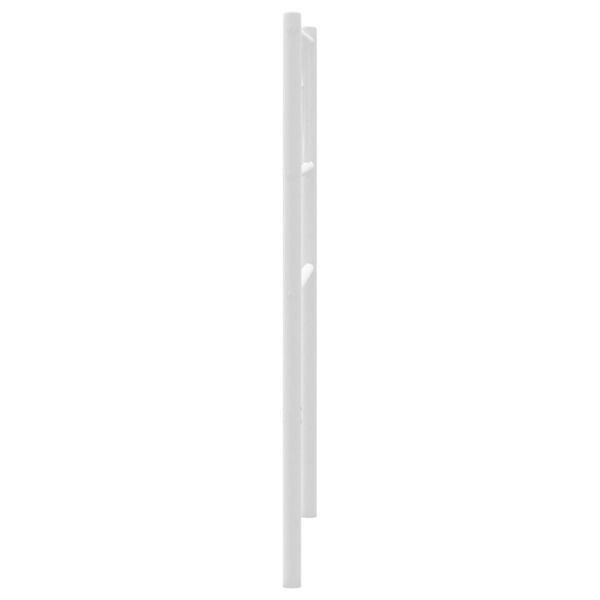 vidaXL Kopfteil Metall Wei&szlig; 100 cm