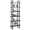 vidaXL Hochschrank Grau 80x30x210 cm Holzwerkstoff