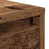 vidaXL Couchtisch mit Schubladen Altholz-Optik 70,5x70x40 cm