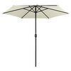 vidaXL Sonnenschirm mit Aluminium-Mast 270x246 cm Sandwei&szlig;