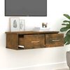 vidaXL Wandschrank R&auml;uchereiche 60x26x18,5 cm Holzwerkstoff