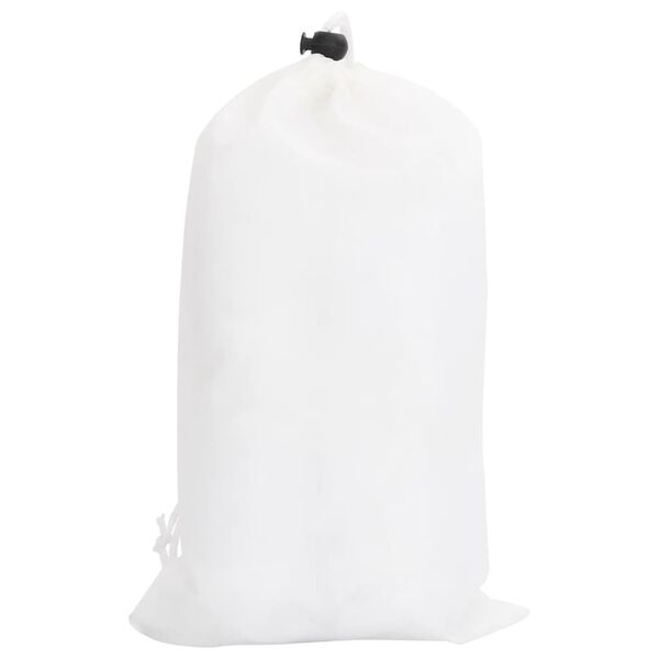 vidaXL Tarnnetz mit Aufbewahrungstasche 706x140 cm Wei&szlig;