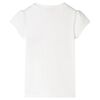 Kinder-T-Shirt Ecru 104
