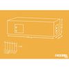 Kerbl Freilaufgehege Kleintiere mit Ausbruchsperre 230x115x70 cm Chrom