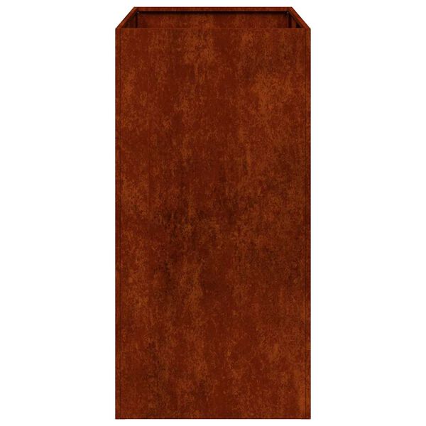 vidaXL Pflanzk&uuml;bel Rostig 40x80x80 cm Wetterfester Stahl