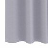 vidaXL Verdunkelungs-Vorh&auml;nge mit Ringen 2 pcs Metallic Grau
