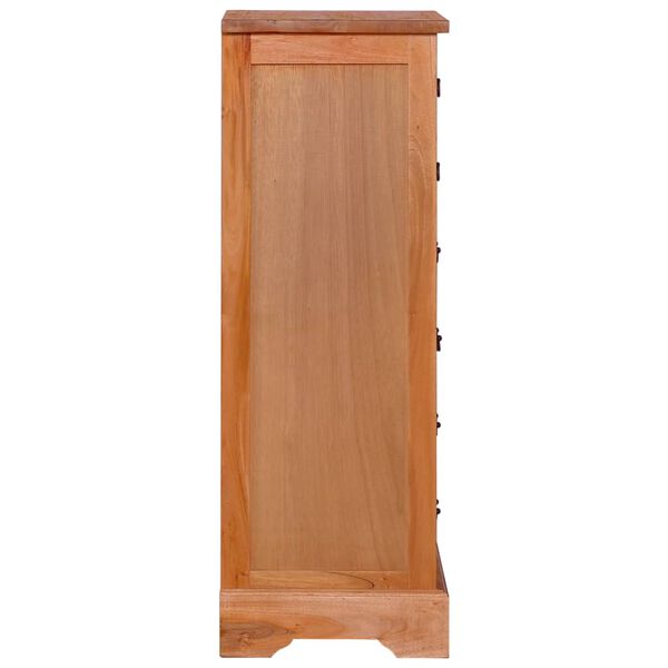 vidaXL Kommode 45x35x100 cm Massivholz Mahagoni
