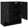 vidaXL Wandschrank Schwarz Eichen-Optik 60 x 31 x 70 cm Holzwerkstoff