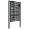 vidaXL Gartentor Anthrazit 100x125 cm Stahl