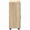 vidaXL Sideboard Sonoma-Eiche 88,5 x 30,5 x 73 cm Holzwerkstoff