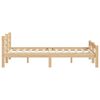 vidaXL Massivholzbett Kiefer 200x200 cm