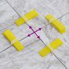 vidaXL Fliesen-Nivellierclips 2500 Stk. 1 mm