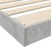 vidaXL Bodenbettrahmen Beton Grau 71,5 x 190 cm Holzwerkstoff