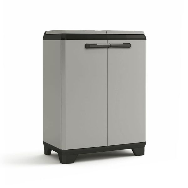 Keter Recycling-Schrank Planet Grau und Schwarz