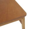 vidaXL Esszimmerstuhl 2 pcs Natur Massives Gummiholz