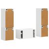 vidaXL TV-Schrankset 5 pcs Wei&szlig; Holzwerkstoff