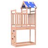 vidaXL Spielturm Braun 110,5 x 52,5 x 215 cm Massives Douglasienholz