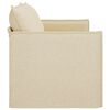 vidaXL Sofa Creme Gesamtabmessungen: 196 x 82 x 85 cm (B x T x H) Samt