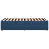 vidaXL Bettgestell ohne Matratze Blau 80x200 cm Stoff