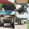 vidaXL Sonnensegel Oxford-Gewebe Rechteckig 5x6 m Wei&szlig;