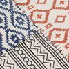 vidaXL Kelim-Teppich Handgewebt Baumwolle 120&times;180 cm Bedruckt