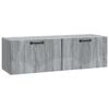 vidaXL Wandmontierter TV-Schrank Graues Sonoma 98 x 31 x 30 cm