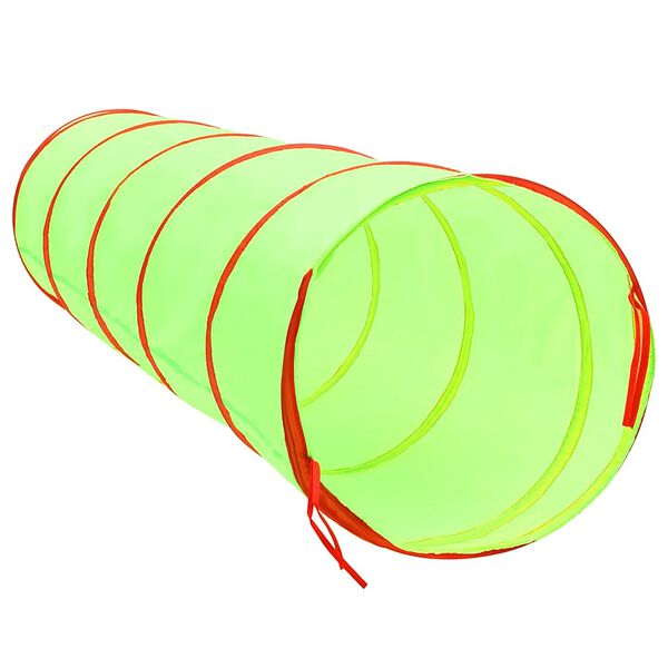 vidaXL Spieltunnel mit 250 Bällen Grün 175 cm Polyester