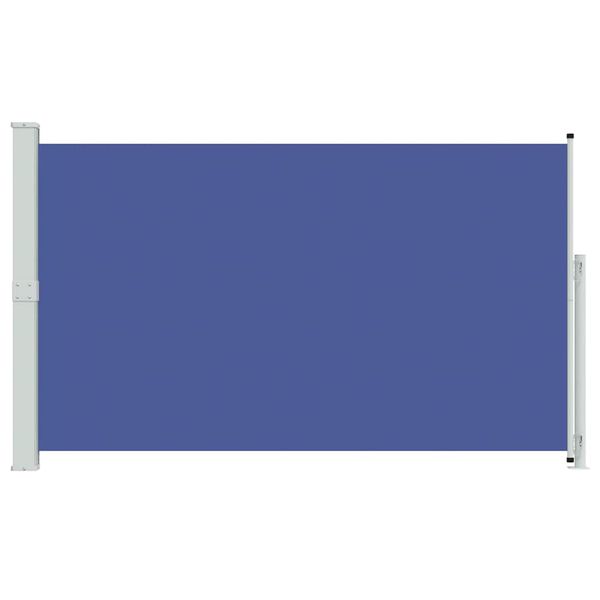 vidaXL Seitenmarkise Ausziehbar 180x300 cm Blau