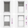 vidaXL Plissee Anthrazit 75x150 cm Stoffbreite 74,4 cm Polyester