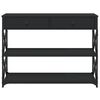 vidaXL Konsolentisch Schwarz 100x28x75 cm Holzwerkstoff