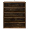 vidaXL Schuhschrank R&auml;uchereiche 60x35x70 cm Holzwerkstoff