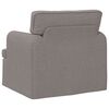 vidaXL Sofa 60cm Taupe Metall