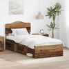 vidaXL Bettrahmen Altholz 100 x 200 cm Massives Kiefernholz