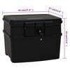 vidaXL Tresor Schwarz 44x37x34 cm