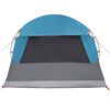 vidaXL Kuppelzelt mit Dach mit Speicher Blau 500 x 314 x 206 cm
