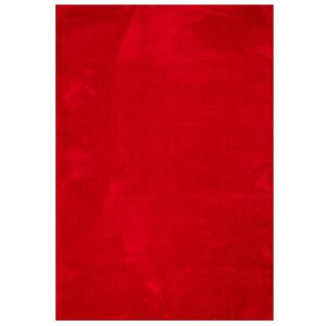 vidaXL Teppich HUARTE Kurzflor Weich und Waschbar Rot 160x230 cm