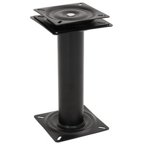 vidaXL Bootssitz-Podest 360&deg; Drehbar Stahl