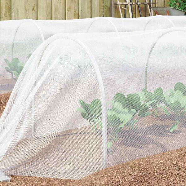 vidaXL Insektennetz Wei&szlig; 3 x 5 m Polyethylen