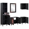 vidaXL Badezimmerschrank-Set mit Schubladen 5 pcs Massivholz Mango