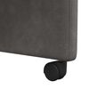 vidaXL Esszimmerst&uuml;hle mit Rollen 2 pcs Schwarz 57 x 67 x 95 cm