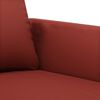 vidaXL 2-Sitzer-Sofa Weinrot 120 cm Kunstleder