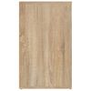 vidaXL Nachttisch Sonoma-Eiche 50x36x60 cm Holzwerkstoff