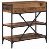 vidaXL Konsolentisch mit Schubladen Braun 100 x 34,5 x 75 cm Holz