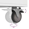 vidaXL Golf Schrank Mit Rad Uni Wei&szlig; 65 x 45 x 98 cm