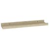 vidaXL Wandregale 2 Stk. Sonoma-Eiche 40 x 9 x 3 cm